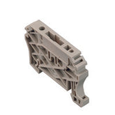 Weidmuller End bracket, dark beige, 40 x 55 x 8mm